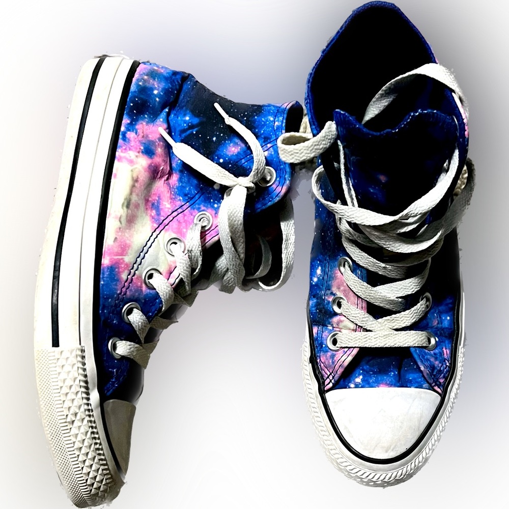 High Top Converse, universe inspired.